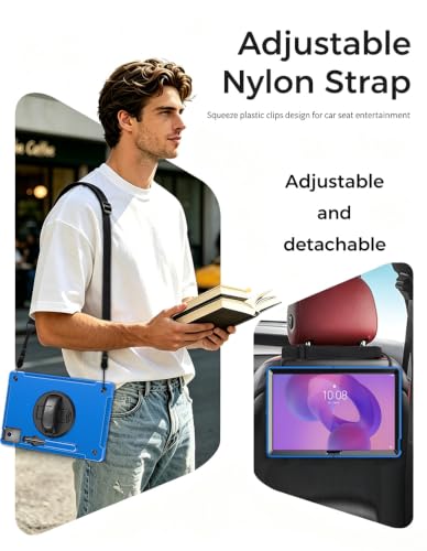 Image of Junfire Protective Case for Lenovo Idea Tab Pro 12.7 inch 2025, Blue