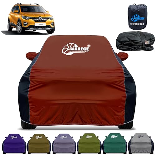 Image of Car Cover for Renault Triber All-Weather & Scratch Protection with Mirror & Antenna Pockets | Washable Fabric | Custom Fit | Premium Multicolor | We Send Any One Color from Showing Image