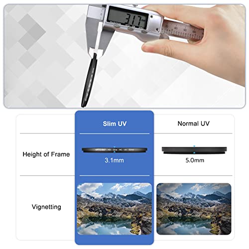 82Mm Uv Lens Filter Hd Mc Uv Filter Multi-Layer Coated Waterproof/Scratch Resistant/Slim Frame Camera Lens Protection For Canon Sony Nikon Dslr #TOP5