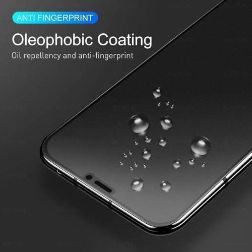 Image of Pack 1- Matte Screen Glass Protector Compatible with Vivo T5x | iQOO Z11x 5G Matte Tempered Glass Edge to Edge [Anti-FingerPrint | Anti-Glare | Camera Cutout] - installation Kit