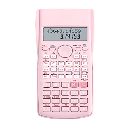 Calculadora electrónica de 12 dígitos y 2 líneas portátil para exámenes y operaciones