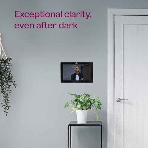Image of Godrej SeeThru NeX Lux 10 inch Video Door Phone | Full HD Touch Display | WiFi Mobile Connectivity | 2MP 1080P Camera | 2-Way Talk | IR Night Vision | 1024 Images & 128 Video Clips | Electric Lock Control