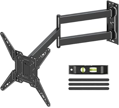 MOUNT PRO Long Arm Corner TV Mount for Most 32-65 Inch TVs, 31.3” Long Extension Full Motion Wall Mount Bracket, Swivel Articulating Arm & Tilt TV Wall Mount, MAX VESA 400x400mm, Holds up to 99 lbs