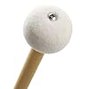 NIZEAMI 4 Pieces Double Head Drum Cymbal Gong Mallet Soft Hammer Sticks Mallets Rods Felt Hammer 385mm #4