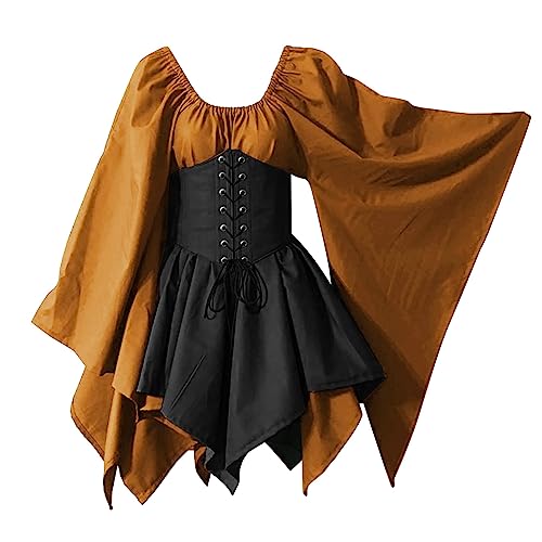 Costume médiéval de cosplay pour briller lors des soirées d'Halloween