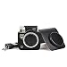 wogozan Mini 90 Camera Premium PU Leather Case with Shoulder Strap for Fujifilm Instax Mini 90 Instant Flim Camera (Black)