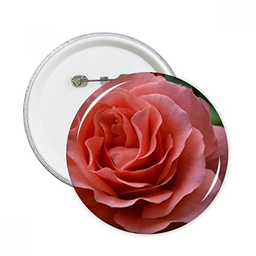 Pins Badge Bouton Idée Cadeau Original Lot de 5 Broches Rondes Roses et Feuilles Vertes Multicolore