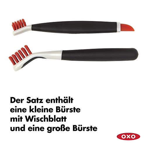 OXO Good Grips Bürsten-Putzset zur Tiefenreinigung – orange