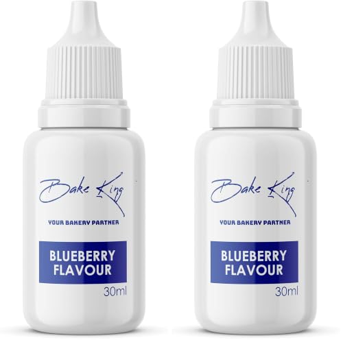 Image of BAKE KING Blueberry Flavour Essence 30ml | Baking Essential Ideal for Cakes, Jams, Cookies, Ice Creams, Chocolate (Pack of 2)