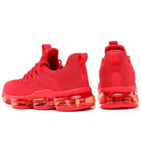 Image of Socviis Men's Air Cushion Running Shoes Breathable Tennis Fashion Sneakers Non Slip Workout Casual Sport Shoes Gym Training Comfortable Walking Shoes