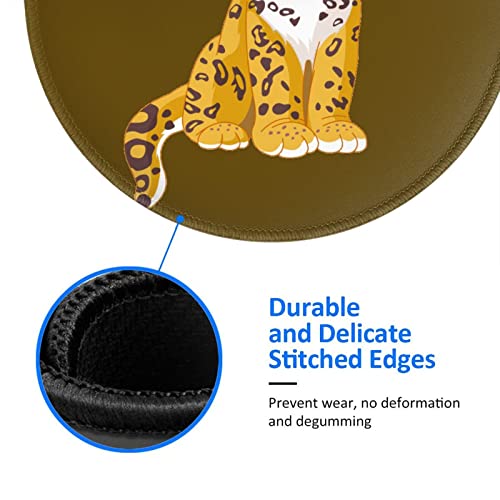Tapis de souris bébé Jaguar mignon pour ordinateur à la maison