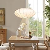 Pendentif lanterne en tissu : le design minimaliste de ce lustre est parfait pour ceux qui apprécient les lignes épurées et les intérieurs minimalistes. Cet abat-jour est fabriqué à partir de matériel et de tissu de haute qualité. La surface est finement polie et facile à nettoyer et à entretenir. Nos lustres sont anticorrosion, anti-décoloration, anti-rayures, ont une bonne transmission de la lumière et une bonne dissipation thermique.