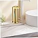 Automatic Soap Dispenser Touchless IPX4 280ml Gold Soap Dispenser with Infrared Sensor & Visual Window Quantitative Battery Powered Stainless Steel Soap Dispenser for Kitchen Bathroom