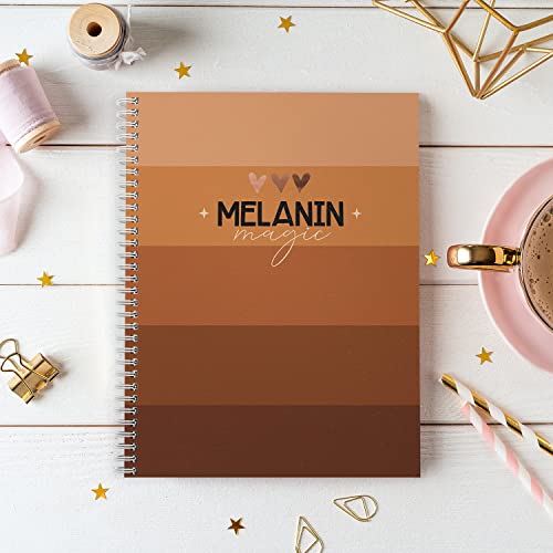 Carnet ligné couverture brillante Melanin Magic 120 pages - 6