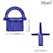 Myard 5-Size Mix 20 Packs Deck Spacers with Bright Color Easily Spotting, Easy Pull, Deck Board Jig Spacer Rings for Pressure Treated, Composite, PVC, Plank, Hardwood Decking Tool (DJS-Mix)