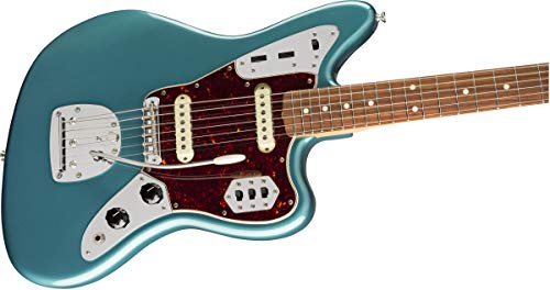 Fender Vintera ’60s Jaguar Touche Pau Ferro Turquoise océan - Les Beatles, Paul McCartney, John Lennon, RIngo Starr, George Harrison Fender Vintera '60s Jaguar Touche Pau Ferro Turquoise océan – Image 5