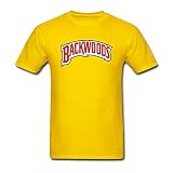 Newm Men's Backwood Cigars Logo O Neck Short Sleeve T Shirt