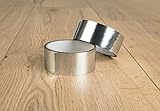 EGGER Alu Tape - Aluminiumklebeband für Dampfsperren und Trittschalldämmungen - 50 m Rolle - 55mm