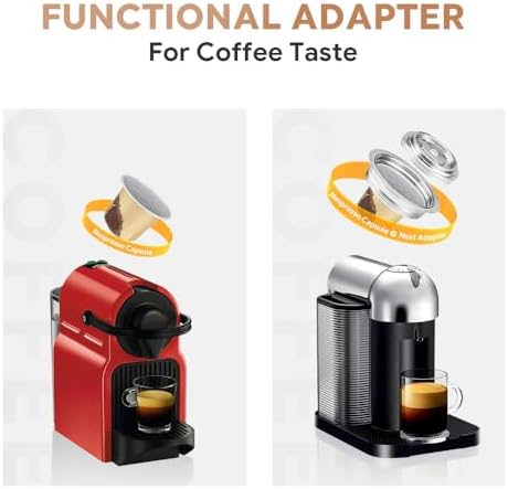 Vertuoline réutilisable NS Pod Vertuo Pop Next Adapter Fluide pour Café Accessoires Barista (80 ml)