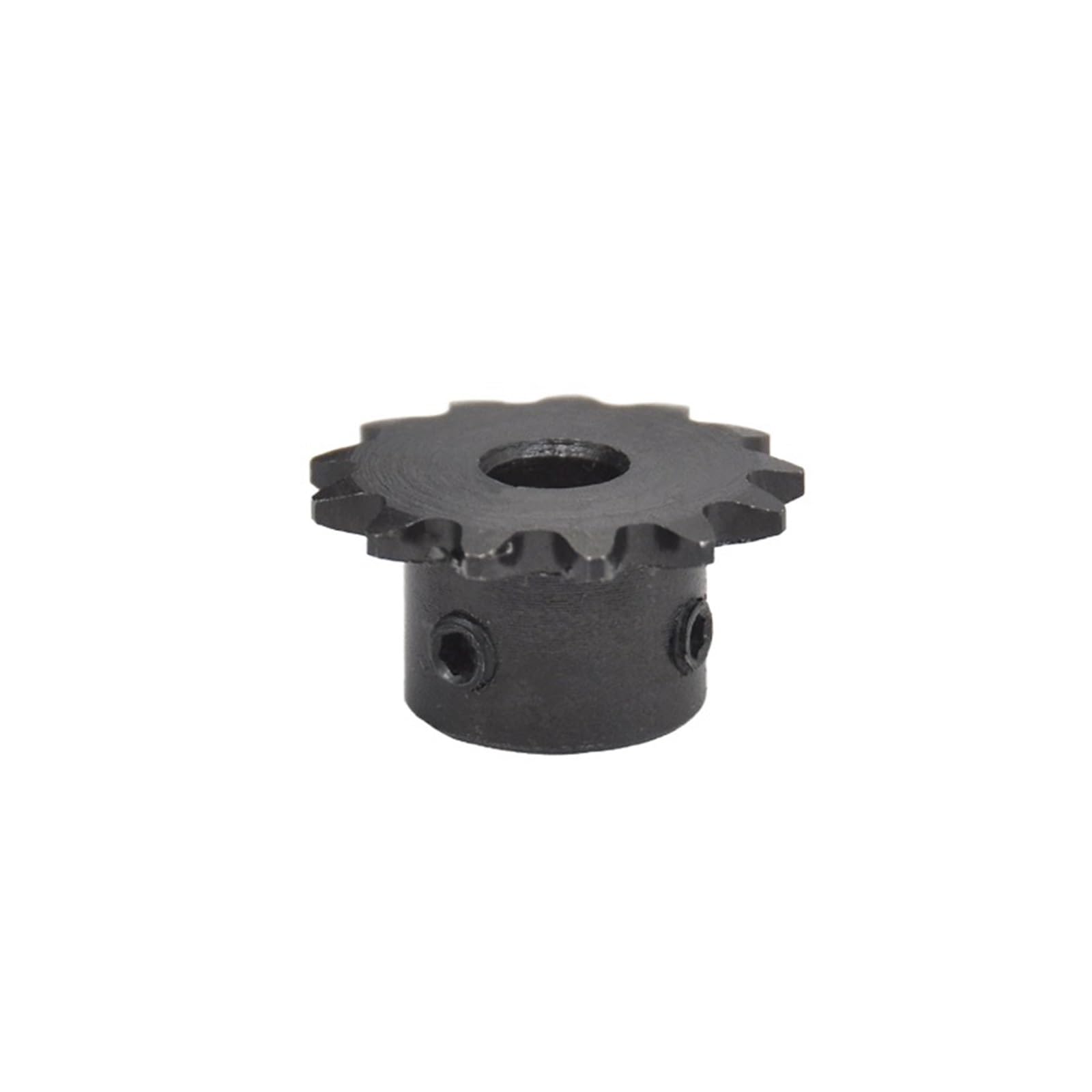Bevel Gear Pinion Hardware Mechanical 04C Industrial Sprocket 12 Teeth Bore 6-12mm 45# Steel Two Points Chain Gear Mechanical Motor Drive Sprocket(10mm)