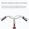 MUCSAH Bike Three Wheel Bike, Adult Tricycle Outdoor Sports Three Wheel Cruiser Bike High Carbon Steel Frame 3 Wheel Bikes with Seat Backrest Basket for Seniors Women Men Cyclin #2