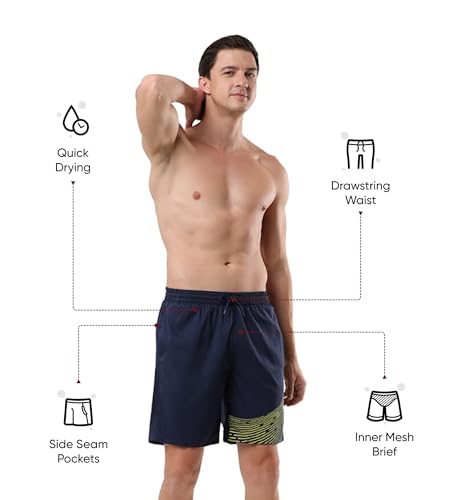 Image of Speedo Men's Xpress Lite Essential Medley Logo Printed Watershorts