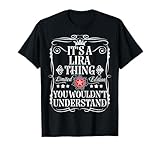 Funny Vintage Lira Name T-Shirts And Gifts