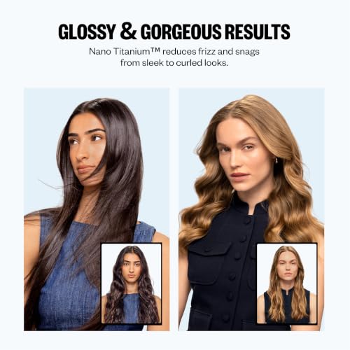 Image of BaBylissPRO Nano Titanium Prima Ionic Hair Straightener - Professional Flat Iron & Curling Iron in One for Stylists, Pro Styling Hair Tool