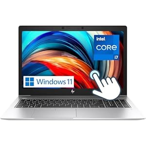 HP EliteBook 850 G6 Business Laptop Touchscreen, 15.6-inch Full HD, Intel Core i7-8665U, 16GB RAM, 256GB SSD, HDMI, QWERTY Keyboard, Windows 11 Pro (Refurbished)