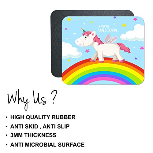 Image of PAPER PLANE DESIGN Mouse Pad Anti Skid for Laptops and Desktop Computers at Home Or Office Design 31 (Multi-7)