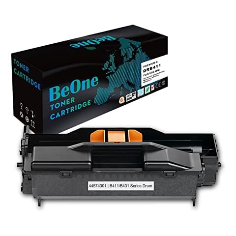BeOne B411 B431 B412 B432 B461 44574301 Drum Unit Compatible for OKI B412dn B432dn B512dn MB472dnw MB492dn MB562dnw (1 Black) Cover