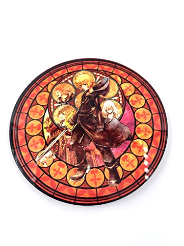 Gaming Coasters - Acrylic Coasters - Gamer Coasters - Gamer Gifts - Glass Coasters - Kingdom 2 3 - Wayfinder - Hearts Coasters (Roxas)