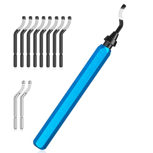 AICOYA Sbavatrice con 10 Lame, Strumento per la Rimozione di Sbavature per Parti Stampate in 3D in Metallo, Plastica e Acciaio Inossidabile (8 BR1010, 2 BS1018) AICOYA Sbavatrice con 10 Lame, Strumento per la Rimozione di Sbavature per Parti Stampate in 3D in Metallo, Plastica e Acciaio Inossidabile (8 BR1010, 2 BS1018)