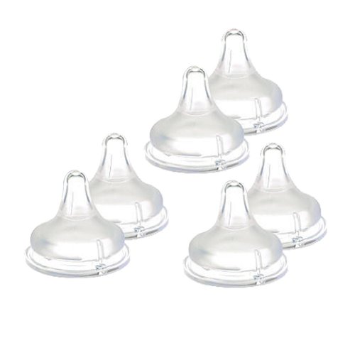 Image of Lansinoh NaturalWave Slow-Flow Nipples, 6 Pack