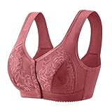Women's Daisy Bra, Everyday Bras for Women, Women's Front Button Bras Cotton Everyday Soft Cup Daisy Bra, Everyday Bras, Bra for Older Women Front Button Bras