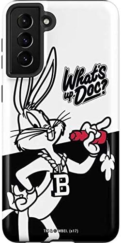 Skinit Pro Phone Case Compatible with Galaxy S21 Plus 5G - Officially Licensed Looney Tunes Retro Bugs Bunny Design