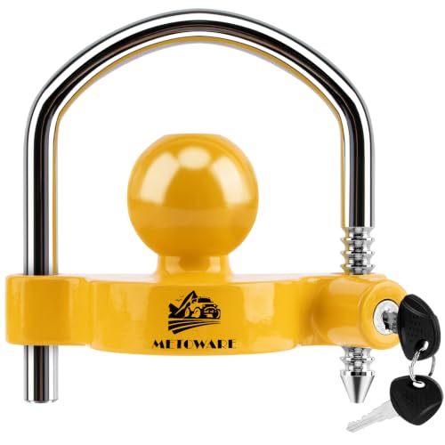 METOWARE Trailer Coupler Lock, Fit...
