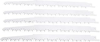 JF-XUAN Circular Saw Blade Saw Bladeï¼Œ 5pcs 240mm High Carbon Steel Reciprocating Saw Blades Sabre Fit for Wood Cutting Tool