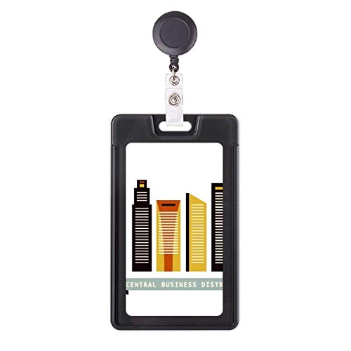 Porte-badge rétractable Singapour avec cordon extensible robuste et clip de fixation