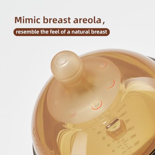 Thyseed Natural Series Nipple, Wide-Neck, Standard Flow, 10+ Month,1 Pack