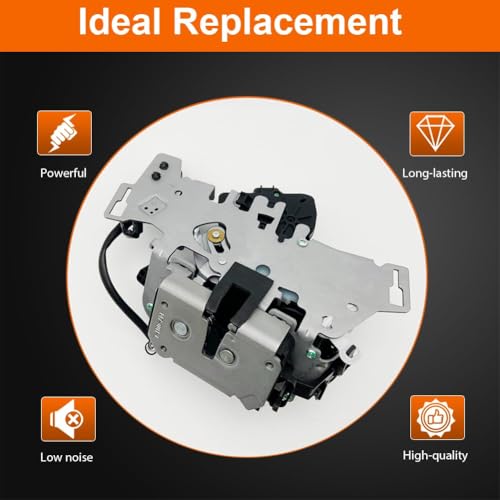 Image of Power Left Sliding Door Lock Actuator Compatible with 2008-2020 Grand Caravan - 2008-2016 Town & Country Rear Driver Side