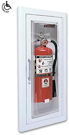 JL Industries 1515G25 Clear Vu Series Flat Mounted Fire Extinguisher Steel Cabinet
