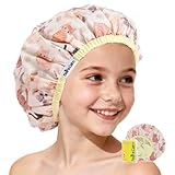 Matériau imperméable : fabriqué à partir de coton à mémoire de forme imperméable de qualité supérieure, ce bonnet scelle mieux que les types de plastique standard, plus doux, plus sûr et garde les cheveux au sec pendant chaque lavage