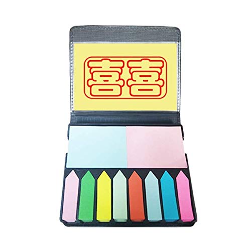 Marque-page autocollant Xi en boîte symbole chinois de bonheur éternel pour célébration de mariage