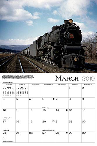 Pennsylvania Railroad 2019 Calendar (Classic Rail Images) #TOP3