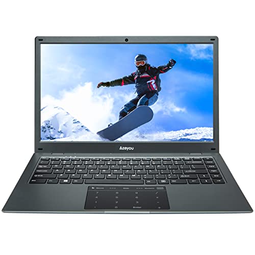 2022-Newest-Azeyou-141-Thin-Light-Business-Student-Laptop-Computer-up-to-28GHz-Intel-Celeron-N4020-Processor-4GB-DDR4-RAM-64GB-Storage-2MP-Webcam-WiFi-Bluetooth-Windows-11-Laptop-Gray