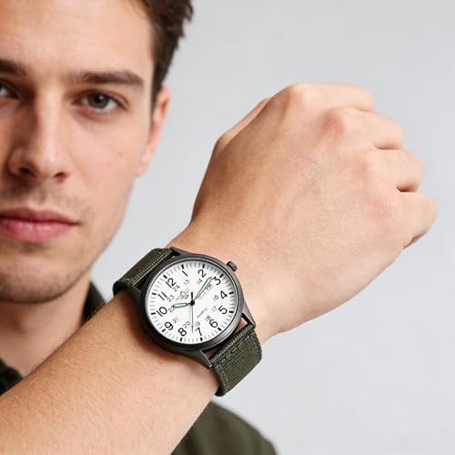 Image of Gosasa Unisex Military Watches Sport Textile Nylon Strap Stylish Men Watch Luminous Fashion Watches Analog Display Quartz Waterproof Casual Wristwatch
