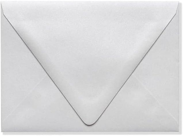LUXPaper A6 Contour Flap Invitation Envelopes | 4 3/4" x 6 1/2" | Gold Metallic | 80lb. Text | 50 Qty