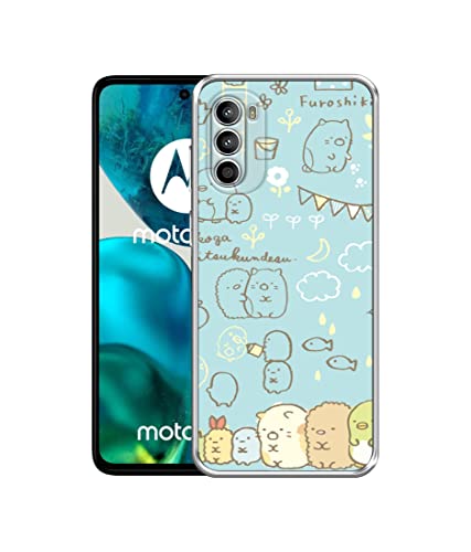 Image of Amazon Brand - Solimo Random Printed Silicon Soft TPU Back Case Cover Compatible for Motorola Moto G52 4G / G82 5G