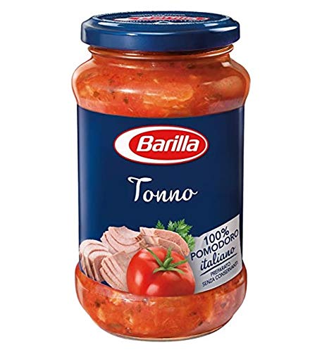 Barilla Sugo al Tonno - Salsa de tomate con atún (3 unidades, 400 g, procedente de Italia)